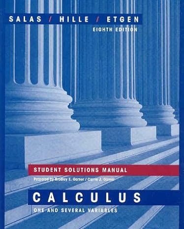 student solutions manual for calculus one and several variables 8th edition einar hille ,bradley e. garner
