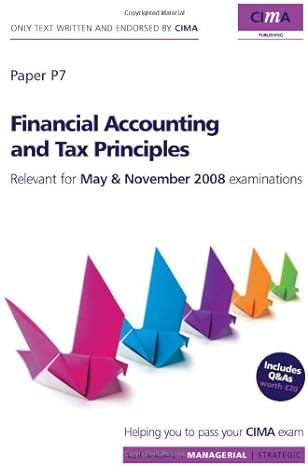financial accounting and tax principles 4th edition tom rolfe 0750685417, 978-0750685412