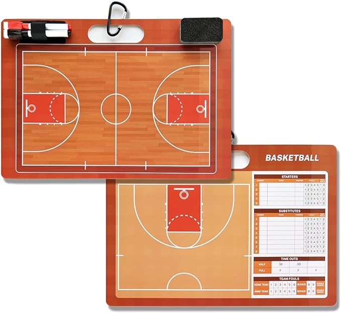 ‎inwerk onemore basketball dry erase clipboard for coach handheld double sided  ‎inwerk b0cbdgfy2k