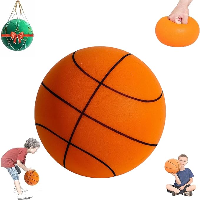 ?ysirfd the handleshh silent basketball dribbling indoor easy grip quiet ball practice for out/indoor 