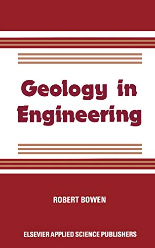 geology in engineering 1st edition r. bowen 0853342342, 9780853342342
