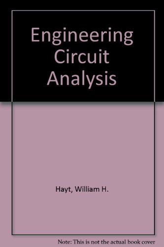 engineering circuit analysis 1st edition hayt , william h. 0070664978, 9780070664975