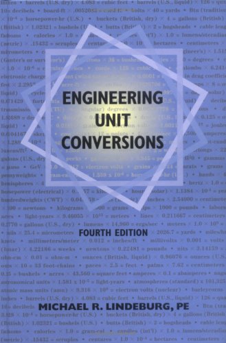 engineering unit conversions 4th edition michael r. lindeburg 1888577339, 9781888577334