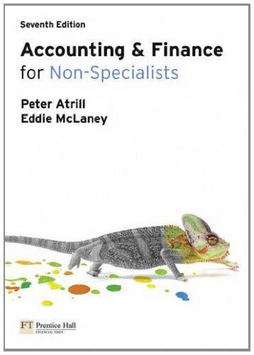 accounting and finance for non specialists 7th edition peter atrill, eddie mclaney 9780273745884, 0273745883
