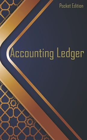 accounting ledger pocket edition 1st edition fido elegant publishing 979-8513448518