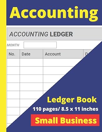 accounting ledger book small business 1st edition gold touch publishing 979-8424301858