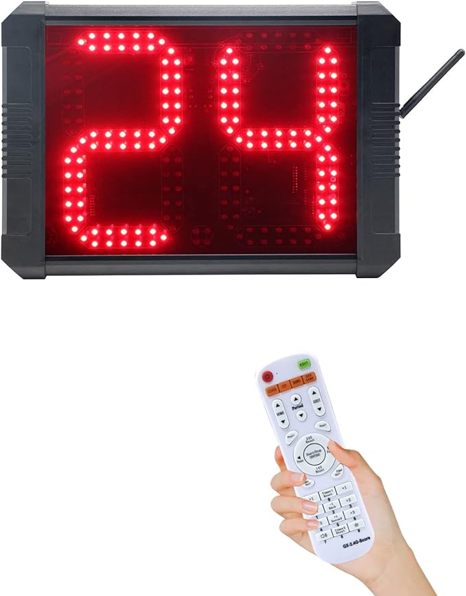 ganxin basketball shot clock timer 12/24/25/30/35/40/60 seconds countdown timer 14.4x10.1x2.2 inch  ganxin