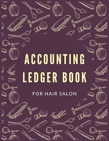 accounting ledger book for hair salon 1st edition david pantaleone 979-8476450641