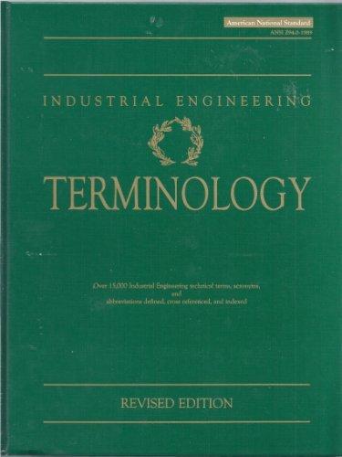 industrial engineering terminology 1st  edition american institute of industrial engineers 0070317305,