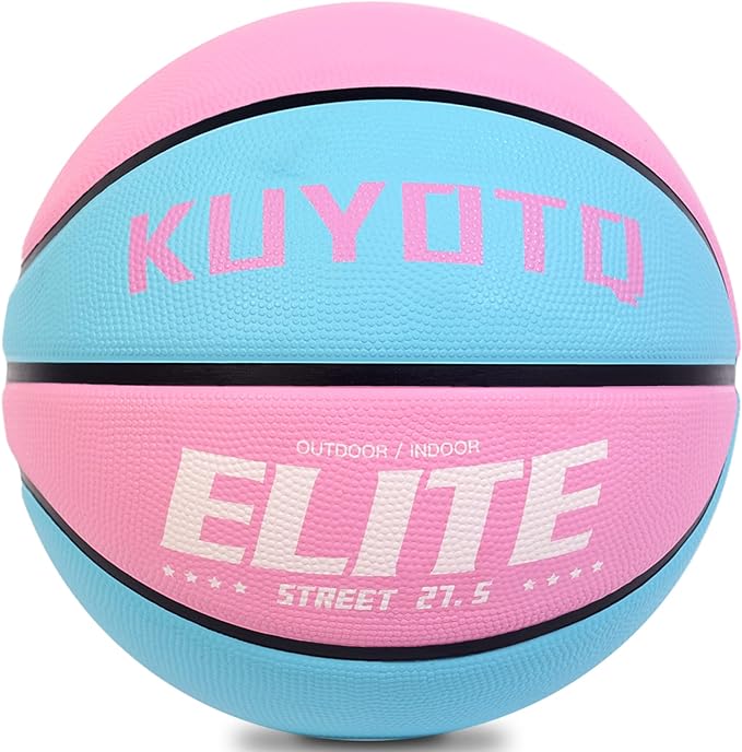 kuyotq kids youth size 5 elite girls basketball premium indoor outdoor game gym training  ?kuyotq b0c2ct86br