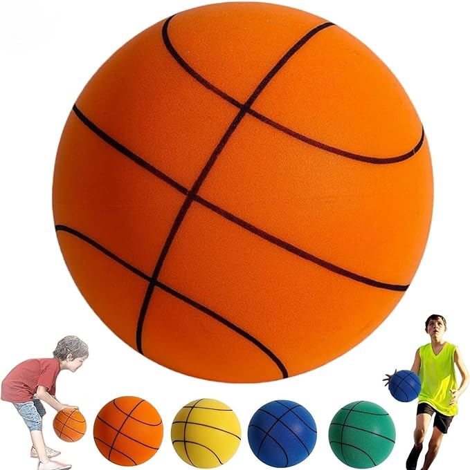fionel silent basketball foam indoor training ball 2023 high density foam ball  ‎fionel b0cl42t4bd