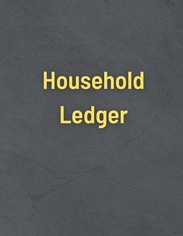 household ledger 1st edition charming finance 979-8561046476