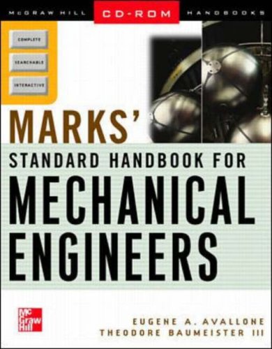marks handbook for mechanical engineerson 1st edition eugene a. avallone,  theodore baumeister iii, theodore