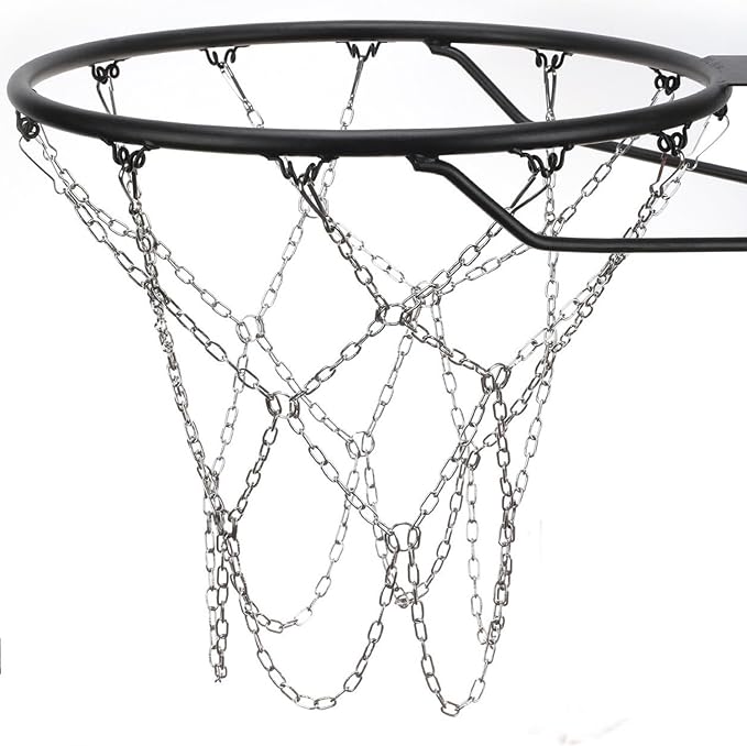 dakzhou basketball net stainless steel braided chain heavy duty standard basketball net suitable for indoor