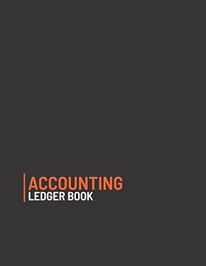 accounting ledger book 1st edition concept solutions 979-8424329180