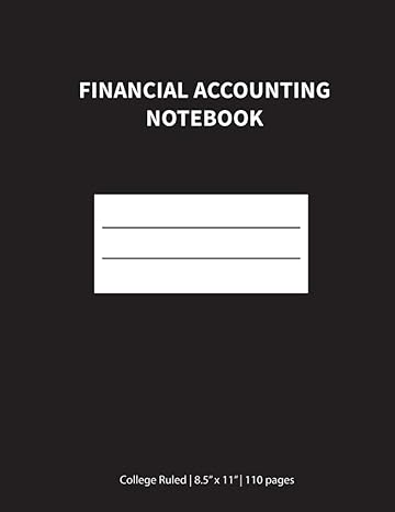 financial accounting notebook 1st edition edu notebooks 979-8584024000