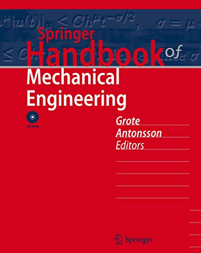 springer handbook of mechanical engineering 1st edition grote antonsson 3540307389, 9783540307389