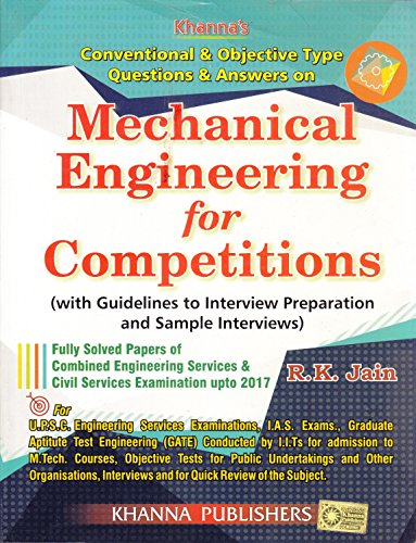 mechanical engineering for competitions 1st edition r.k. jain 8193328485, 9788193328484