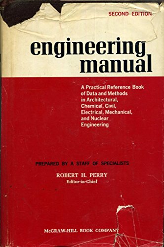 engineering manual a practical reference of data and methods in architectural chemical civil electrical