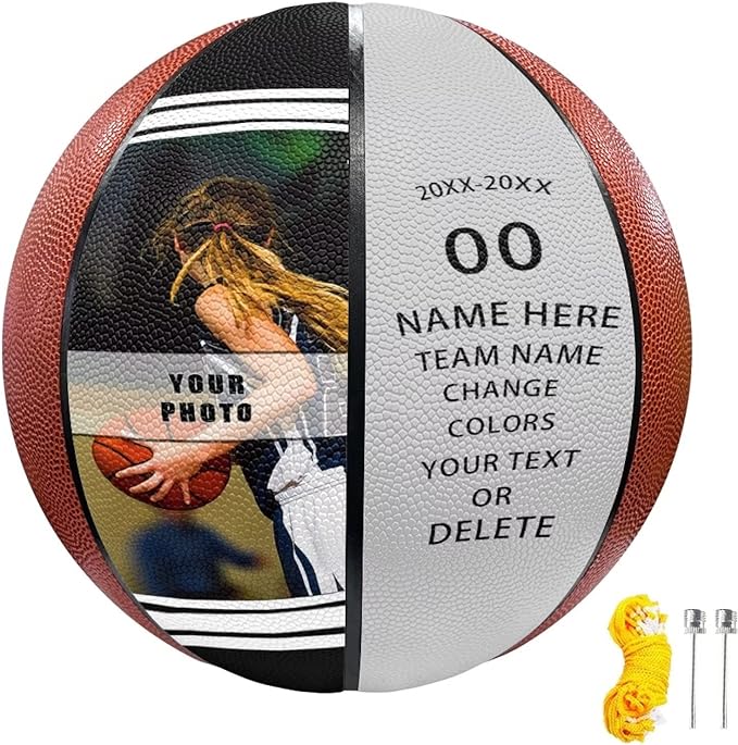 tuoxiukan personalized basketball gifts for youth basketball size 27.5 makeup your own customized  ?tuoxiukan