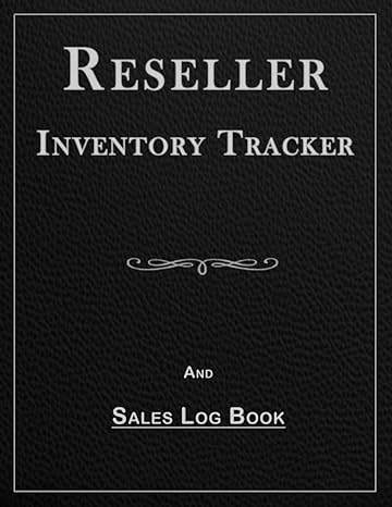 reseller inventory tracker and sales log book 1st edition good day marketing 979-8824243116