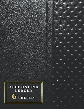accounting ledger 6 column 1st edition shawndzign press 979-8740649764