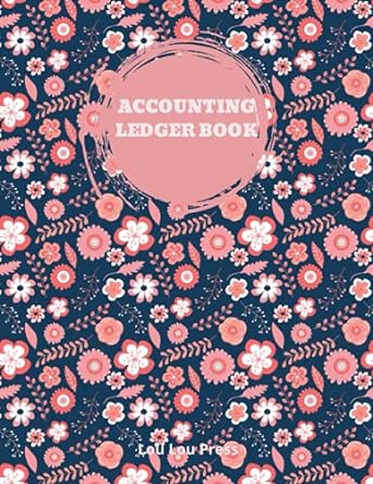 accounting ledger book 1st edition lou lou press 979-8545998326