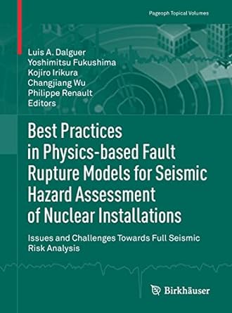 best practices in physics based fault rupture models for seismic hazard assessment of nuclear installations