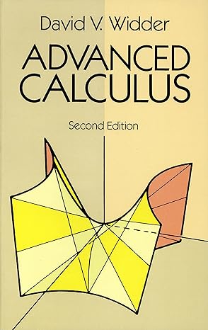 advanced calculus 2nd edition david v. widder 0486661032, 978-0486661032
