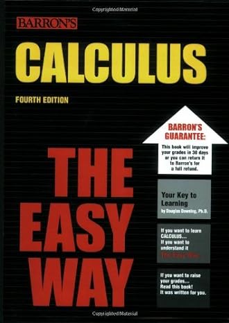 calculus the easy way 4th edition douglas downing 0764129201, 978-0764129209
