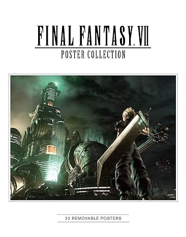 final fantasy vii poster collection 1st edition square enix 1646090837, 978-1646090839