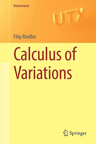 calculus of variations 1st edition filip rindler 3319776363, 978-3319776361