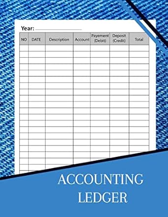 accounting ledger 1st edition hamza publishing 979-8664108378