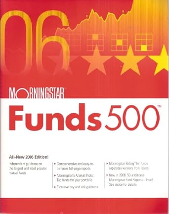 morningstar funds 500-2006 3rd edition morningstar inc. 0471743364, 978-0471743378