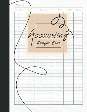 accounting ledger book 1st edition onecentbooks 979-8489820950