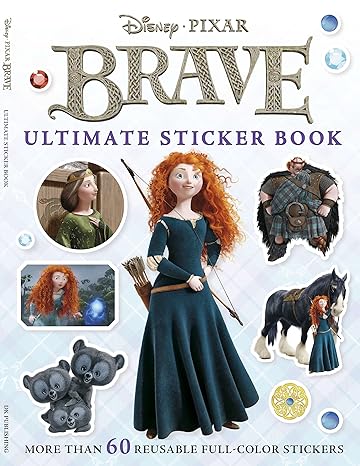 ultimate sticker book brave more than 60 reusable full color stickers 1st edition dk 0756692334,
