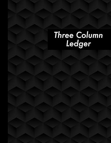 three column ledger 1st edition red tiger press 1698809204, 978-1698809205