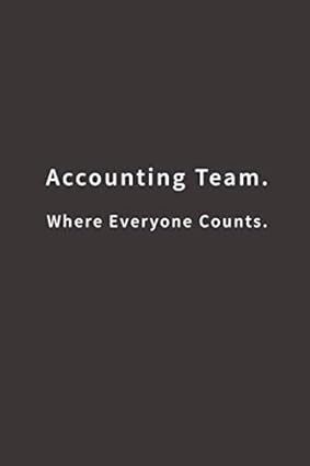 accounting team where everyone counts 1st edition blue ridge art 1731138725, 978-1731138729