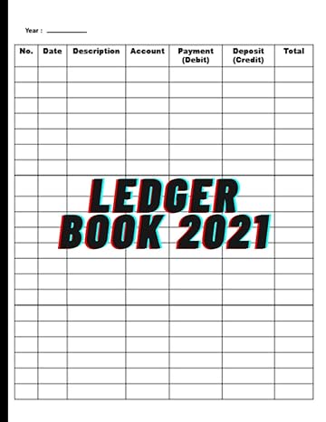 ledger book 2021 1st edition kaitlin kautzer 979-8705507009