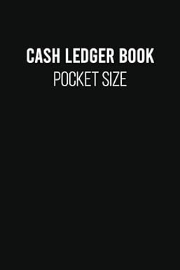 cash ledger book pocket size 1st edition zaychla publishing 979-8810332718