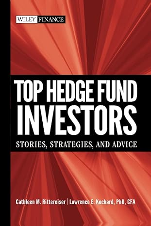 top hedge fund investors stories strategies andadvice 1st edition cathleen m. rittereiser 0470501294,