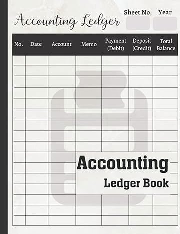 accounting ledger book 1st edition md alamin publication 979-8439794997