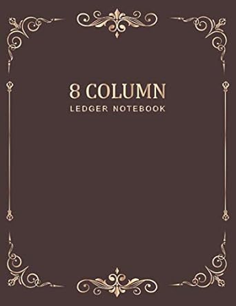 8 column ledger notebook 1st edition willie prints 1686761686, 978-1686761683