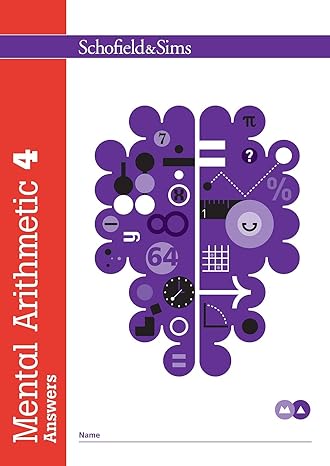 Mental Arithmetic Anawers Book 4