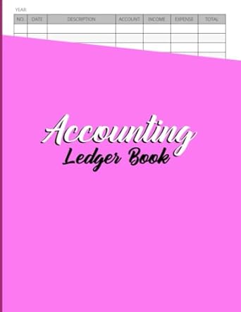 accounting ledger book 1st edition professional log books edition 979-8437249765