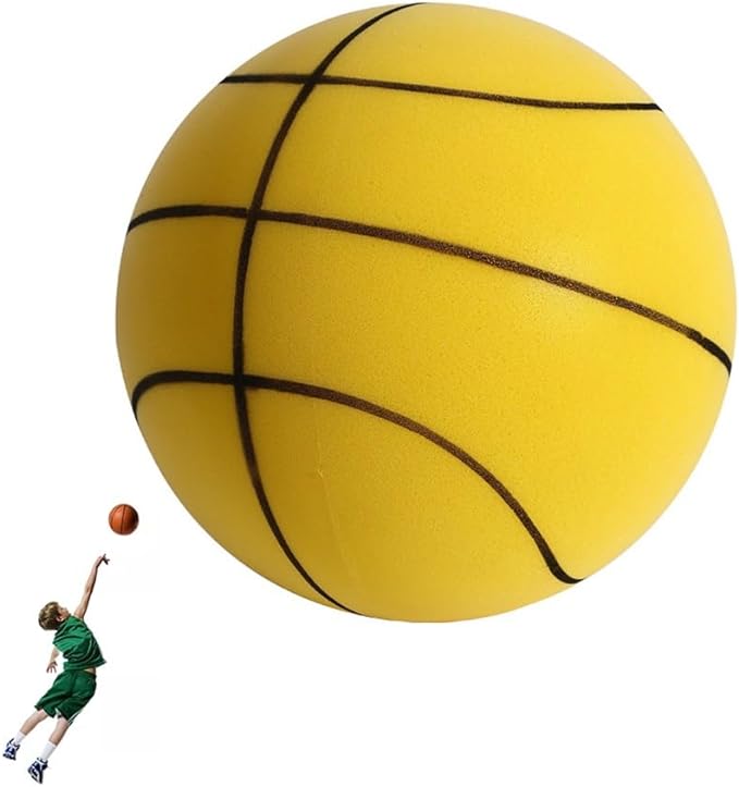 gvxox silent basketball indoor training ball highly elastic for various indoor activities ?diameter 5.9 