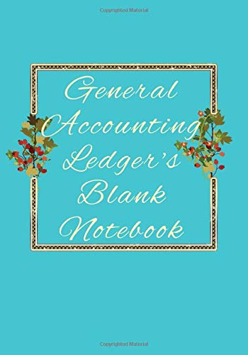 general accounting ledgers blank notebook 1st edition journal co, two thought 1095211323, 9781095211328