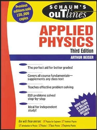 schaums outline applied physics 3rd edition arthur beiser 0071426116, 978-0071426114