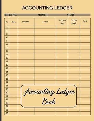 accounting ledger book 1st edition book planet 979-8799488987
