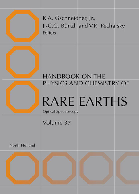 handbook on the physics and chemistry of rare earths optical spectroscopy  volume 37 1st edition karl a.
